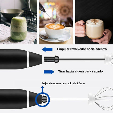 Espumador de carga USB – Mi Punto Cafe