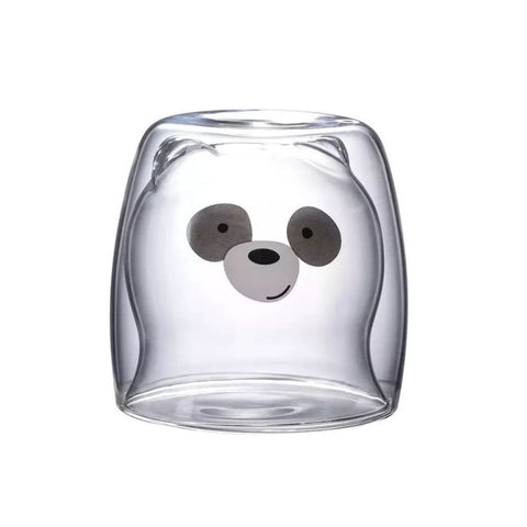 Vaso doble vidrio Panda 250ml